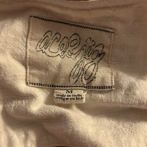 Ace & Jig Cotton Stripped Jumpsuit Romper Play suit  size M medium - Picture 5 of 8